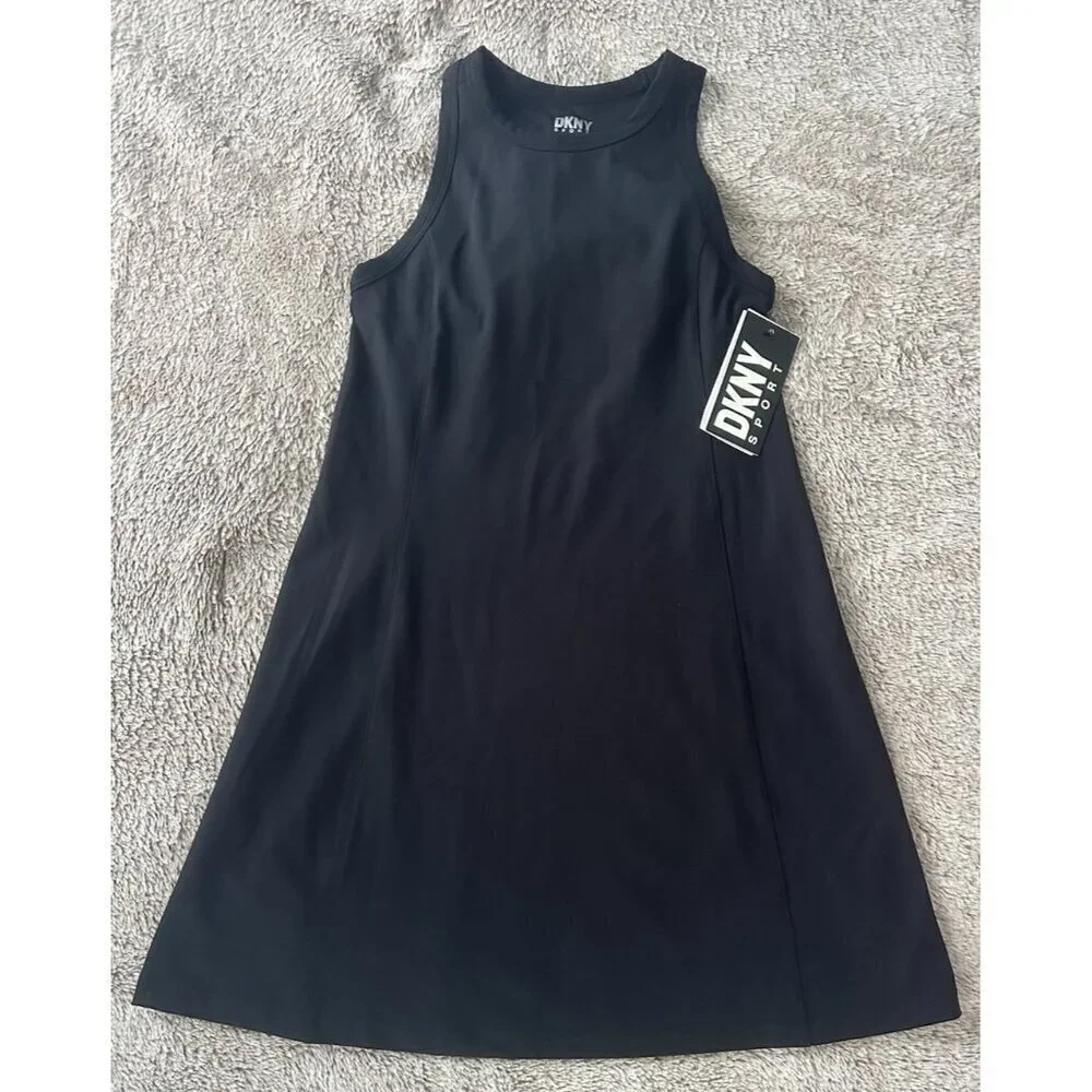 Dkny Sport Women's Regular Fit Racerback Sleeveless Tennis Dress New - Picture 4 of 16